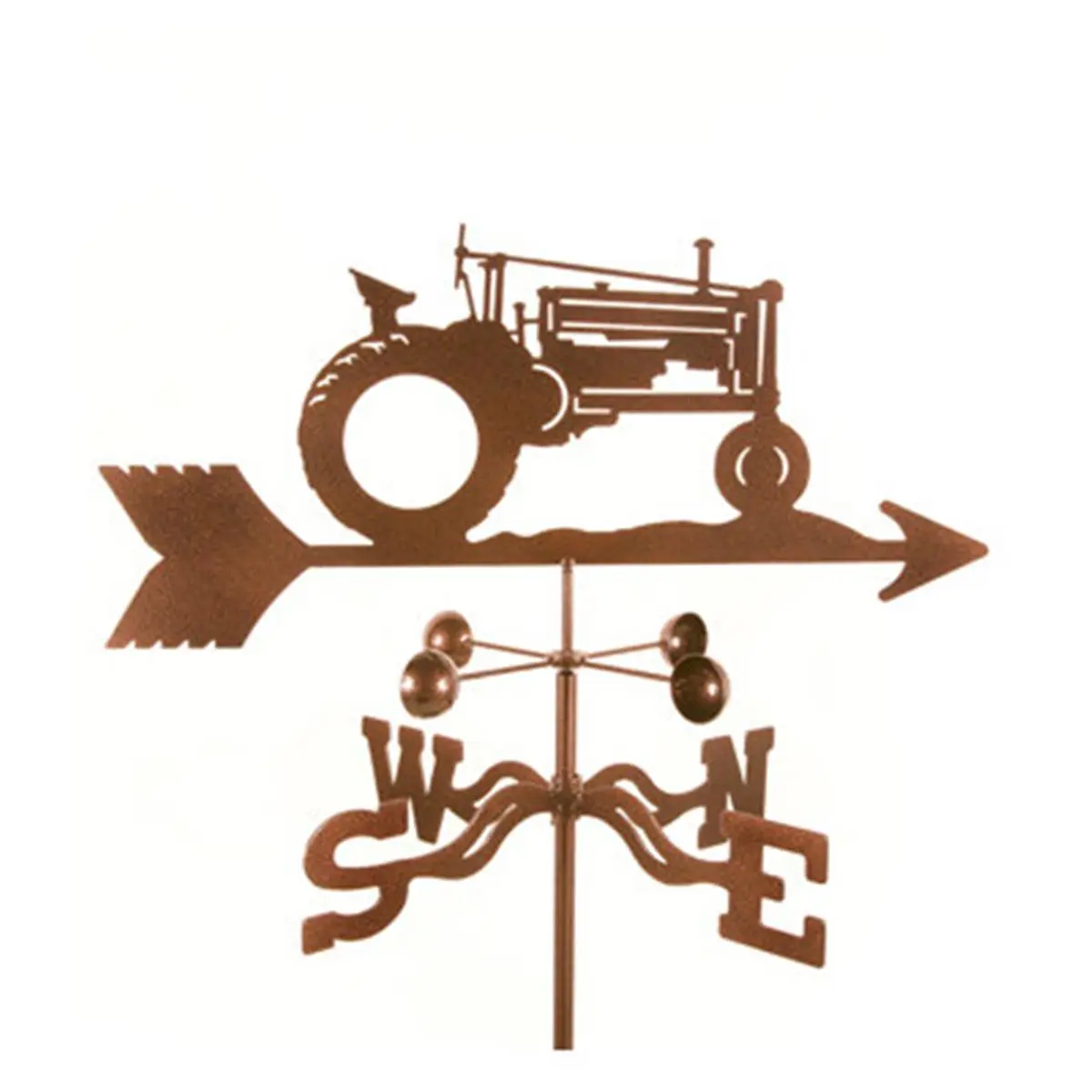EZ Vane  John Deere Tractor Weathervane with Garden Mount