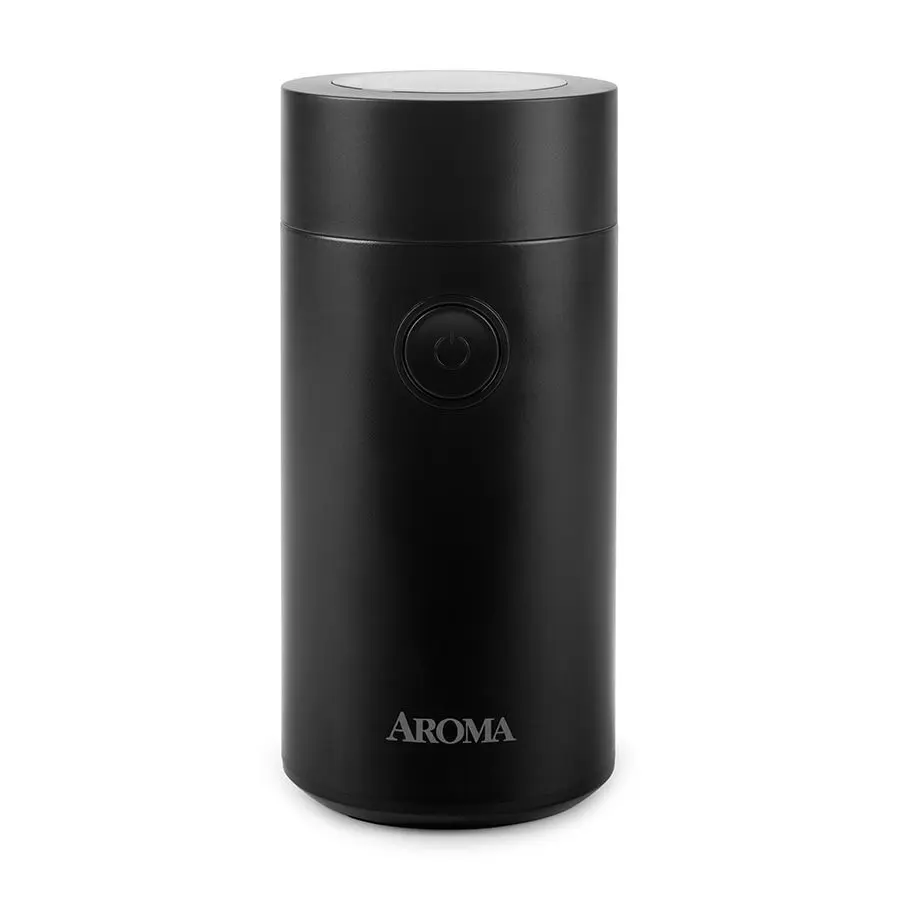 AROMA Mini Electric Compact Coffee Grinder Black AROMA Mini Electric Compact Coffee Grinder Black