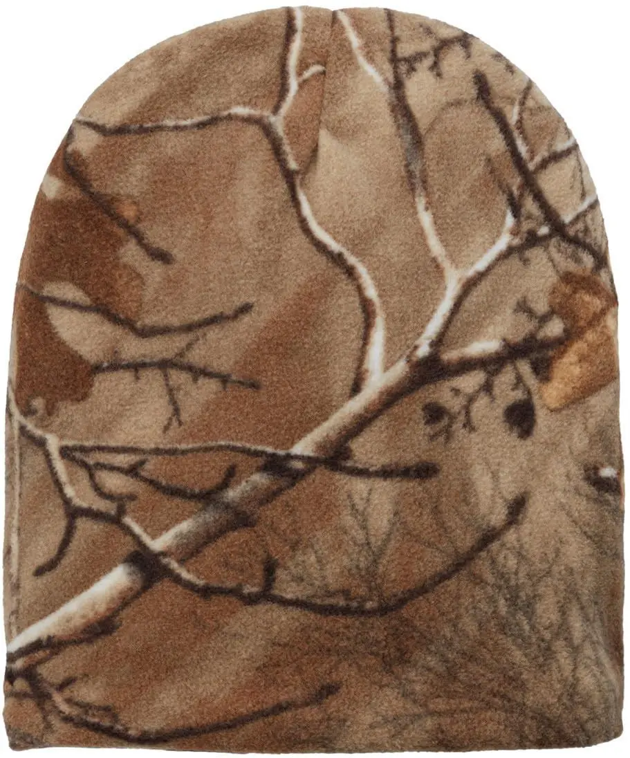Camouflage Fleece Beanie Hat, Unisex Warm Polyester Skull Cap - Lightweight Outdoor Watch Cap for Hunting & as a Helmet Liner, Keep Warm Hats, Hiking / Light Outdoor