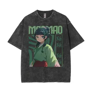 valentine shirts Mao Mao's Apothecary Diaries Anime 3Washed T-shirts Remedies Medicine Cartoon T Shirt Men Women Clothing Fashion Aesthetic Tshirt