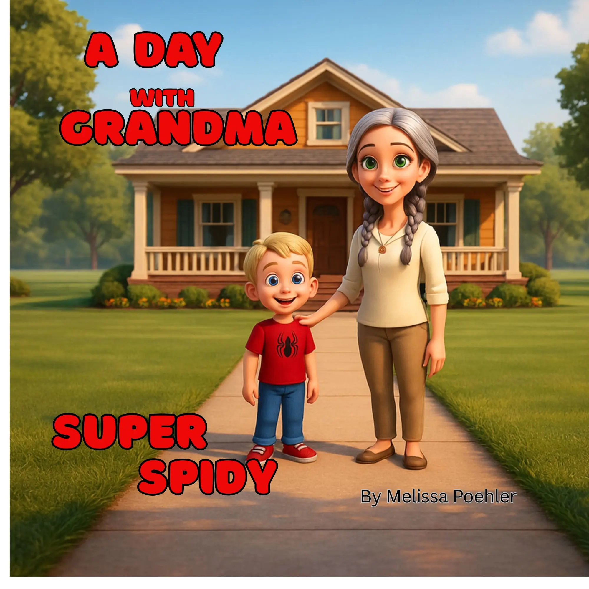 A Day with Grandma - Super Spidy: A Day of Physical Challenges, Kind Deeds, and Growing Confidence