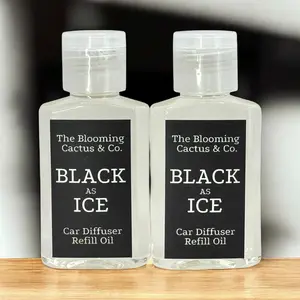 2 Car Diffuser Refill Oil 1 oz Long Lasting Fragrance Phthalate Free Made in USA Compact Stylish Design