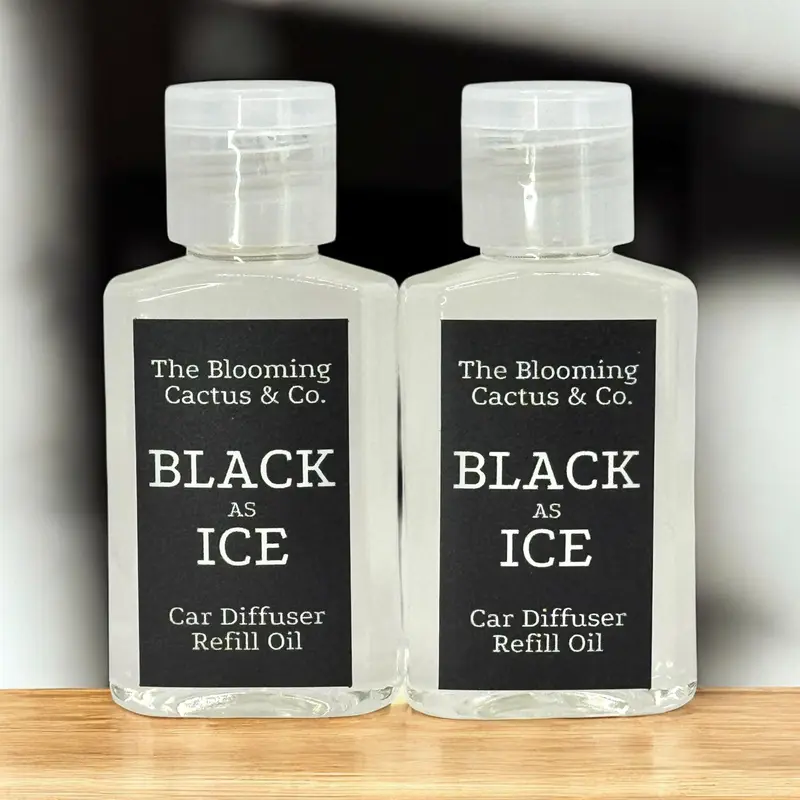 2 Car Diffuser Refill Oil 1 oz Long Lasting Fragrance Phthalate Free Made in USA Compact Stylish Design