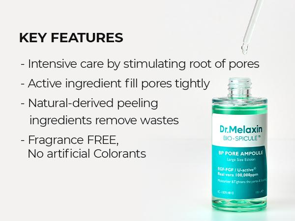 [Dr.Melaxin Official] BP Pore Ampoule | Pore Care, Anti-aging, Spicule, Fine Lines | Korean Cosmetics | 3.38 fl.oz (100ml)