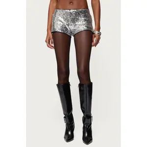 Edikted Women's Shauna Sequin Micro Shorts