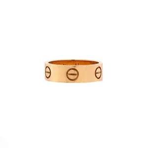 Pre-owned Cartier Love Band Ring 18K Yellow Gold by Rebag