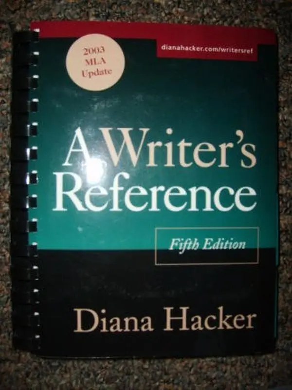 USED Book - Writer's Reference with 2003 MLA Update, 5th Edition by Diana Hacker (Plastic Comb) - english