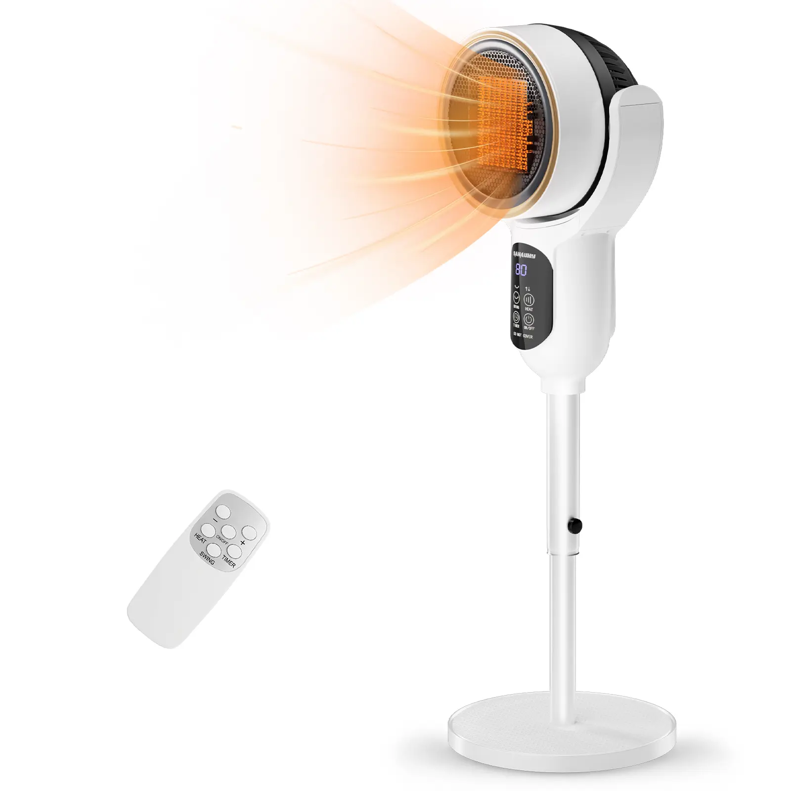 SAHAUHY PTC Ceramic Space Heater for Indoor Use Space up to 1200 Sq Ft