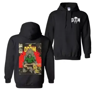 MF Doom Madvillain Rapper Double Sided Hoodie Casual Size S-5XL