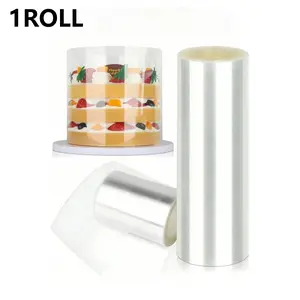 Transparent Acetate Cake Collar, Elegant Cake Packaging, Edge Decoration, DIY Baking Decor, Perfect for Holidays and Events