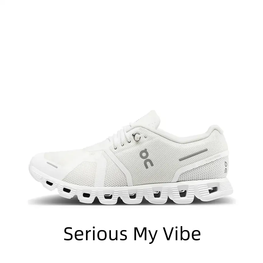 All-White Performance Sneakers with Signature Hollow Pod Midsole – Zero-Lace Elastic System Meets Mechanical Cushioning for Effortless Urban Mobility