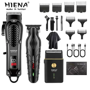 Men's Electric Hair Trimmer Set, Barber Clipper Set, Shaver, High Power Lithium Battery, 7000 Rpm, USB Charging, Home Beauty Grooming, Ideal Gift