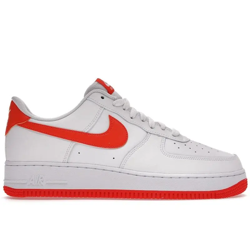 Nike Men's Air Force 1 Low White Orange (2021), from StockX
