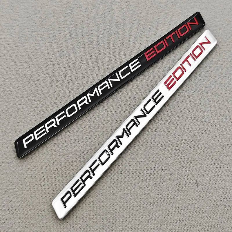 3D Aluminum Logo Performance Edition Motorcycle Badge Car Body Sticker Emblem For BMW Audi Yamaha Ducati Kawasaki Accessories