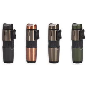 Vertigo Oculus Triple Torch Flame Lighter Power Precision Single Action Ignition Modern Design for Effortless Lighting