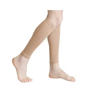 woman Sports skipping rope compression 200-needle compression sock cover professional fitness leg cover socks knee pads running pressure socks calf cover antislip