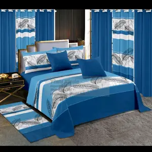 bed sheet king size bedspread set with 13-piece complete bedding