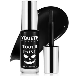 Professional Halloween Black Tooth Paint, Temporary Black Tooth Paint，Decayed Rotten Cruddy Missing Teeth Makeup, Perfect for Cosplay, Halloween Makeup, Theater, Costume Party