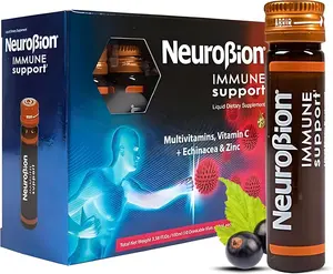 Neurobion Immune Support Dietary Supplement - 10 Vials, 10ml Each - Edible, Healthcare