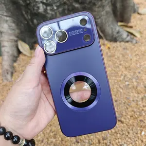 CD-Pattern Magnetic Clear View Case | 2-in-1 TPU + Acrylic Lens + PC Back Cover, Shockproof & Durable, Suitable for Smartphone 12–17/Plus/Pro/Pro Max/Air