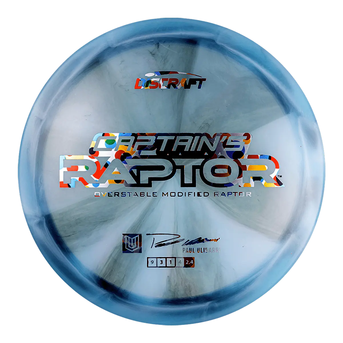 Discraft Paul Ulibarri 2025 Z Swirl Captain's Raptor (Drop 2)