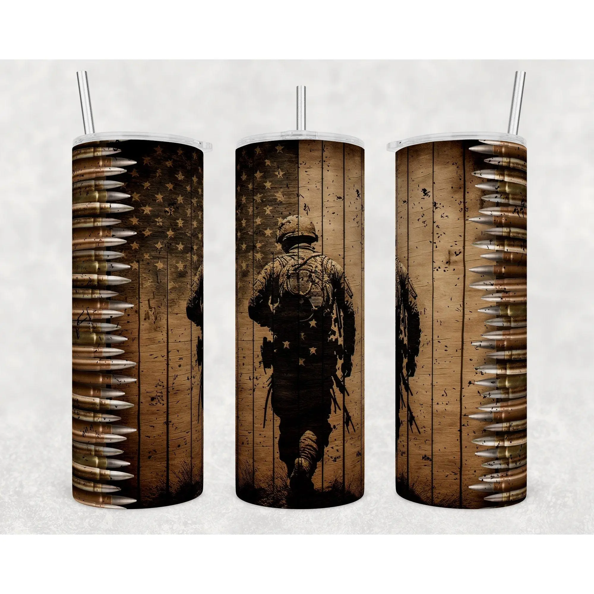 Military Bullets Tumbler