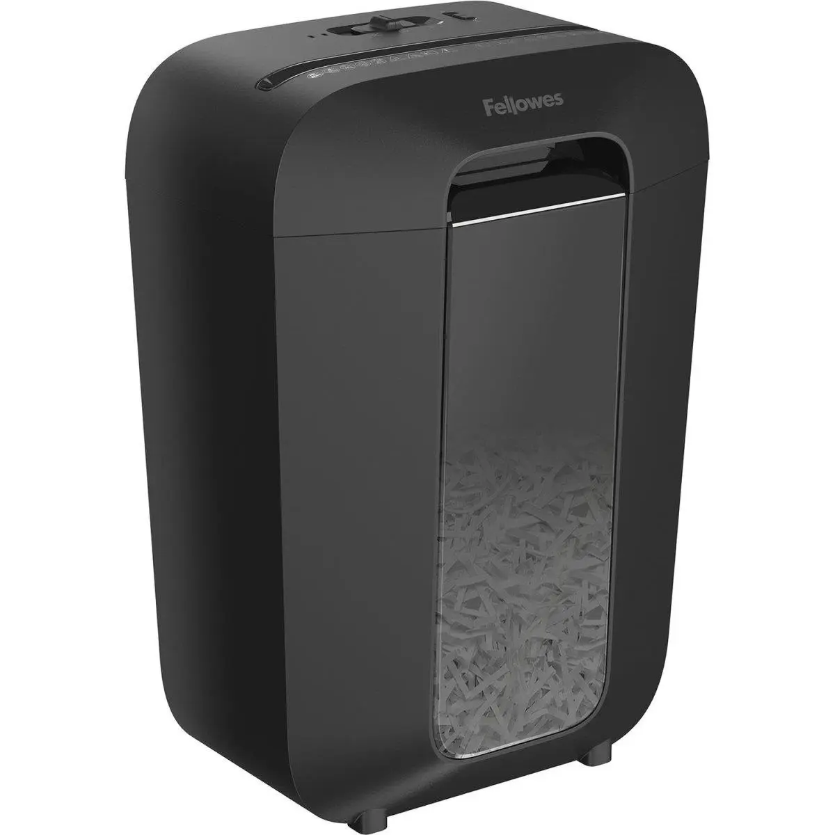 Fellowes FEL4402901 Powershred LX70 Cross-Cut Paper Shredder - Compact, Quiet Op., 11 Sheets per Pass, 0.156x1.438 in Shred Size, 5 Minutes Runtime, Black, for Home Use, Shreds Staples, Paper Clips, Credit Cards