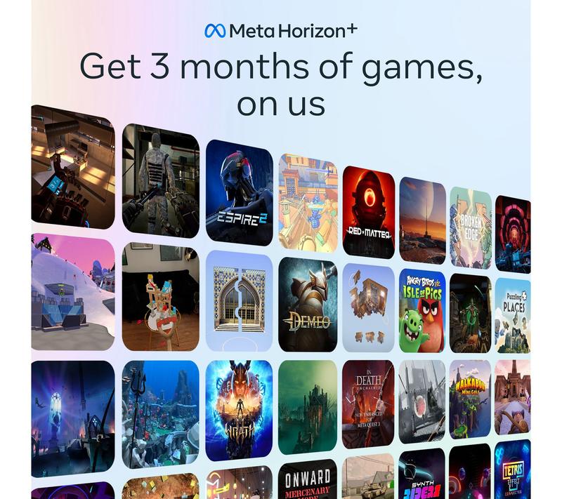 Meta Quest 3S Mixed Reality Headset - 128GB - 3-Month Meta Quest+ Trial