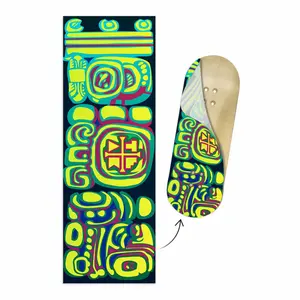 "Xbalanque" Artist Collaboration Deck Graphic Wrap - 35mm x 110mm