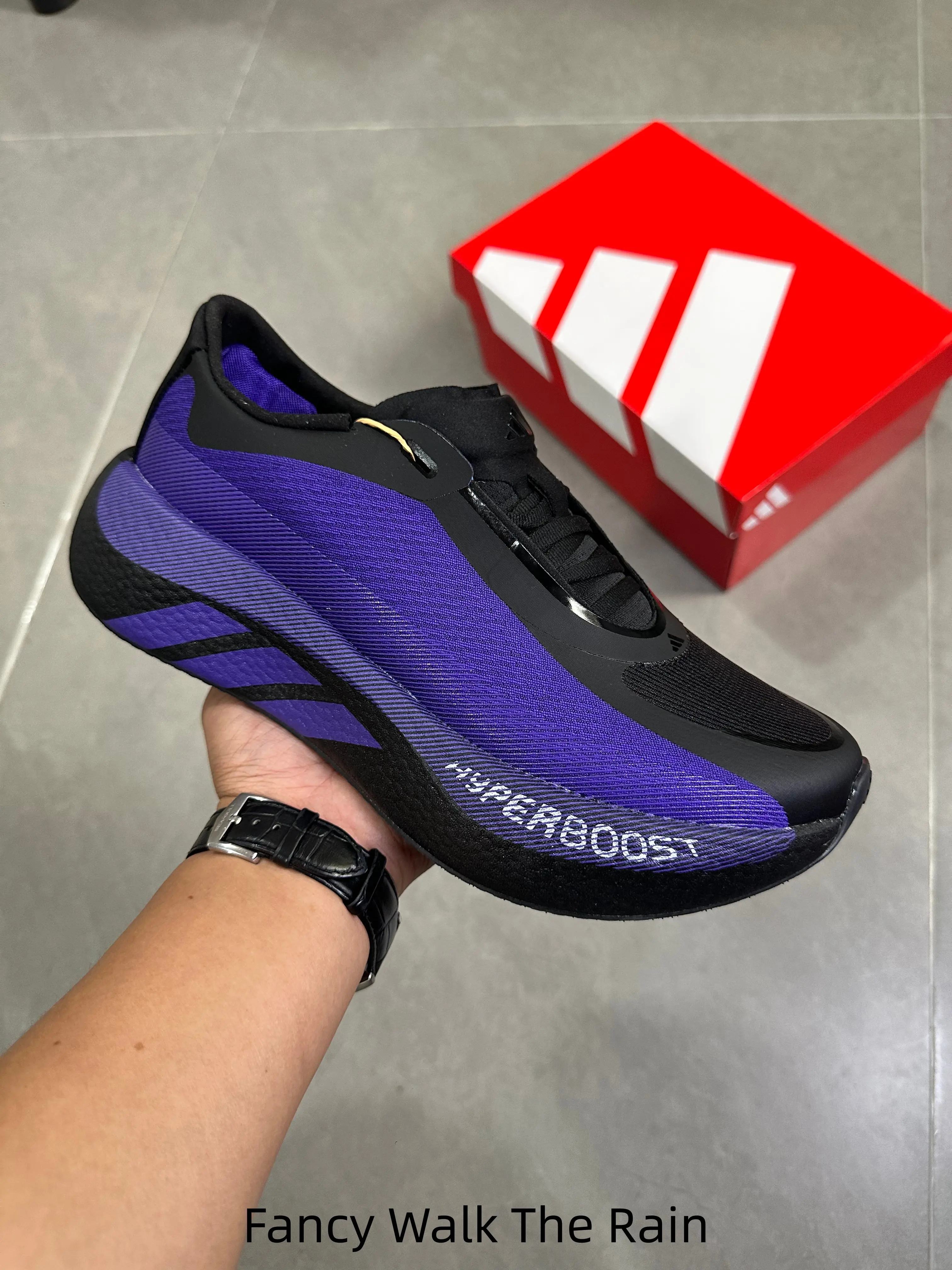 Black Purple Color Block Performance Running Shoes For Men Women, Lightweight Breathable Mesh Upper, Soft Cushion Midsole, Non-Slip Racing Athletic Sneakers, Sport Footwear For Marathon Jogging Daily Training