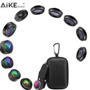 11 in 1 Camera Lens Bundle for iPhone Universal Fit with 11 High-Quality Lenses and Protective Case