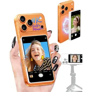 Phone Vlog Selfie  Screen, Camera Selfie  with  Remote Control,1080P  Recording,for Selfie Vlog Live Broadcast,Compatible with  and Android System