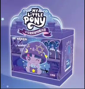 Auldey New PVC My Little Pony Magic House 3-Piece Blind Box Series Collectible Figures, with Light-Up/Night Light Capabilities, Ideal for My Little Pony Fans & Display on Desks or Shelves