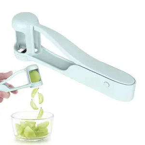 Grape Cutter for Toddlers 1-3, Grape Slicer Kitchen Gadget for Vegetable Fruit Salad Cake Decor, Stainless Steel Baby Grape Quarter Cutter Tool for Cherry Tomato Strawberry Blueberry
