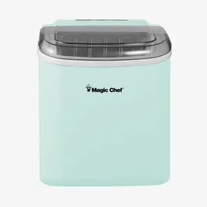 27 lb. Portable Countertop Ice Maker in Mint Green
