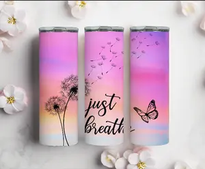 Just Breathe Tumbler