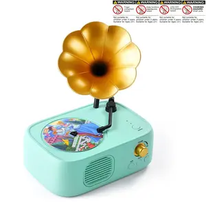 Voice Recorder Music Box Story Machine Retro Speaker, Holiday Birthday Christmas Gift, Unisex, Battery Included
