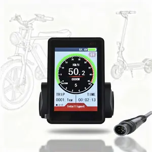 M7t LCD Electric Bicycle Display, Waterproof 6pin Interface, Multi-Voltage Compatible, High-Definition Screen, Easy Installation