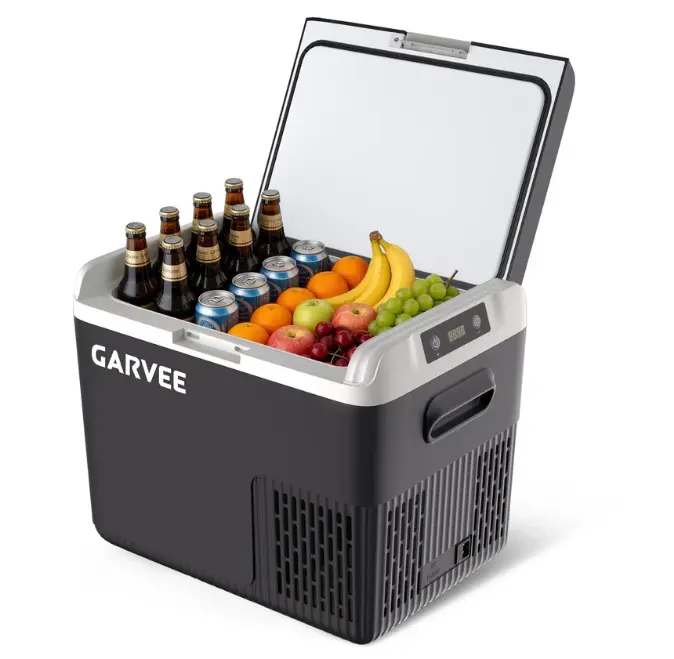 Car Refrigerator, 19QT(18L) Car Fridge Portable Freezer Compressor Electric Cooler, Portable Refrigerator, Rapid Freezing, -4°f to 68°f (-20°c to 20°c), 12/24V