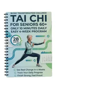 Tai Chi 28-Day Plan Notebook, Easy Daily Exercise Guide, Perfect for Fitness Enthusiasts, Track Your Progress Effortlessly