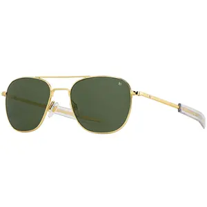 AO Eyewear American Optical Original Pilot Gold Frame Sunglasses