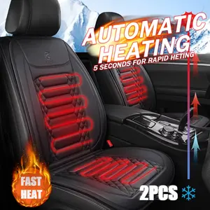 12v Heated Car Seat Cover 30' Fast Car Seat Heater Cloth/Flannel Heated Cars Seat Protector 25W Seat Heating Cover Car Seat Car Seat Protectors