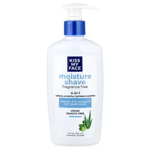 Kiss My Face Moisture Shave, Fragrance Free, 11 fl oz (325 ml)