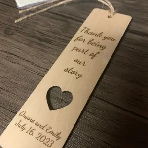 Wedding Favor - Bookmark Wedding Favor - Cheap Wedding Favor