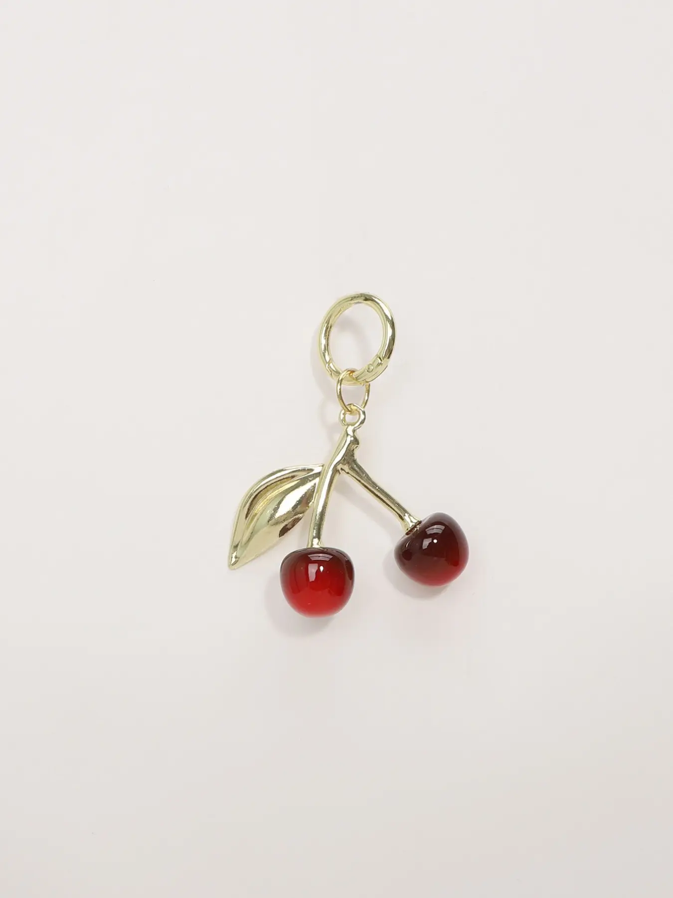 Cute Cherry Bag Charm Pendant, Fashionable Simple Design, Versatile Accessory for Bags, Adorable Small Gift Idea, Charms for Bags, Fruit Charm, Purse Bag Charms, Bag Accessories Charms