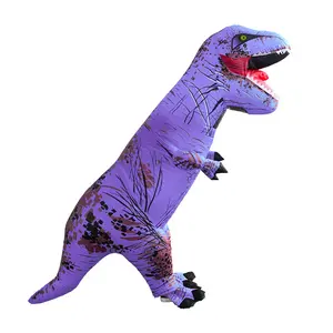 Halloween Costume Tyrannosaurus Rex Inflatable Suit Stage Performance Outfit Dinosaur Cosplay 190T Polyester