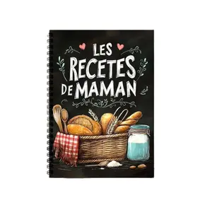 French Special Recipe Notebook, Ideal for Cooking Enthusiasts, Perfect for Recording Unique Dishes, Essential Kitchen Tool