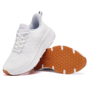 Womens Non-Slip Work Shoes Water Resistant Walking Sneakers Food Service Chef Kitchen Shoes