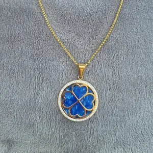 New Set Stainless Steel Gold Necklace