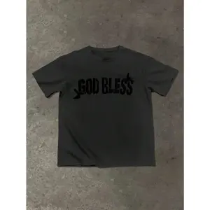 Men's Casual Slogan & Figure Print Round Neck Short Sleeve T-Shirt, Summer